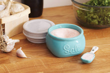 Load image into Gallery viewer, Blue Mason Jar Salt Cellar
