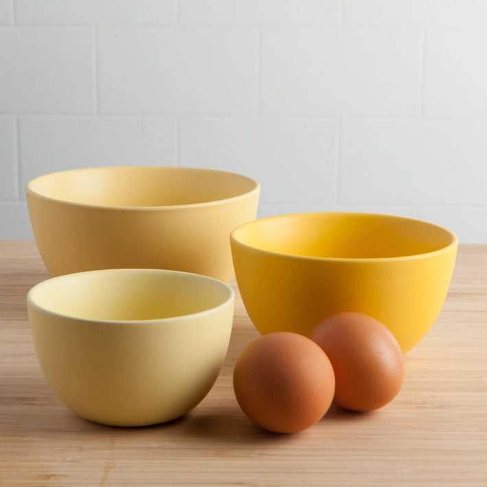 Yellow Prep Bowls (set of 3)