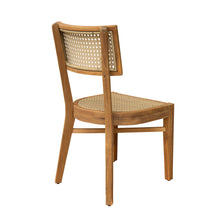 Load image into Gallery viewer, Netro Acacia Wood Dining Chair with Light Brown Wicker [Online Only]
