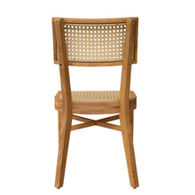 Load image into Gallery viewer, Netro Acacia Wood Dining Chair with Light Brown Wicker [Online Only]
