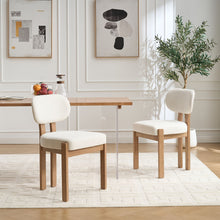 Load image into Gallery viewer, Dining Chairs With Ergonomic Backrest And Adjustable Feet (Set of 2) [Online Only]

