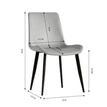 Load image into Gallery viewer, Modern Dining Chair With Carbon Steel Legs [Online Only]
