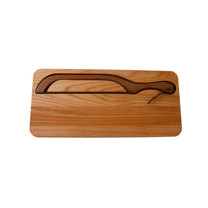 Walnut Knife Board and Bread Slicer