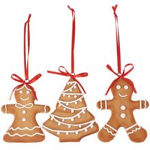Load image into Gallery viewer, Gingerbread Ornament (3 Styles)
