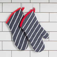 Load image into Gallery viewer, Superior Butcher Stripe Oven Mitt
