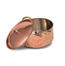 Load image into Gallery viewer, Handmade Hammered Copper Pot
