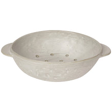 Load image into Gallery viewer, Ivory Stoneware Fruit Bowl/Berry Strainer
