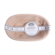 Load image into Gallery viewer, 9.8" Oblong Proofing Bread Basket with Liner – 123Dough
