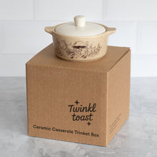 Load image into Gallery viewer, Pyrex-Inspired Forest Fancies Casserole Ceramic Trinket Box [Online Only]

