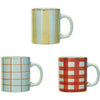 Hand-Painted Stoneware Mug w/ Pattern (3 Styles)