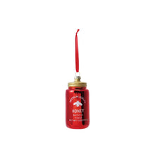 Load image into Gallery viewer, Glass Honey Jar Ornament
