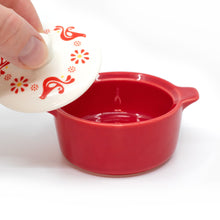 Load image into Gallery viewer, Pyrex-Inspired Friendship Casserole Ceramic Trinket Box [Online Only]
