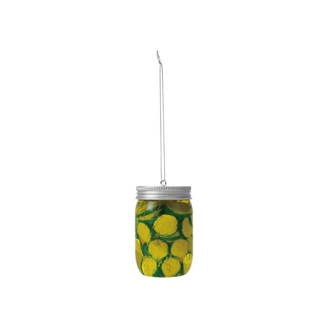 Glass Pickle Jar Ornament