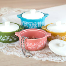 Load image into Gallery viewer, Pyrex-Inspired Gooseberry Casserole Ceramic Trinket Box [Online Only]
