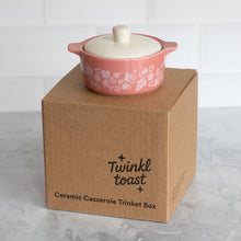 Load image into Gallery viewer, Pyrex-Inspired Gooseberry Casserole Ceramic Trinket Box [Online Only]
