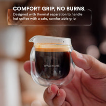 Load image into Gallery viewer, Double Wall Espresso Pouring Glass (Set of 2) [Online Only]
