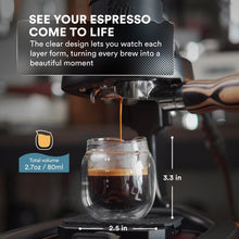 Load image into Gallery viewer, Double Wall Espresso Pouring Glass (Set of 2) [Online Only]
