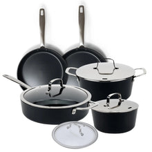 Load image into Gallery viewer, Alva 9-Piece Non-Stick Cookware Set—Black [Online Only]

