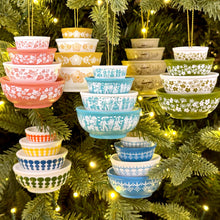 Load image into Gallery viewer, Mini Pyrex-Inspired Bowl Ornament | Retro Christmas Tree Decor [Online Only]
