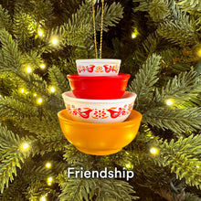 Load image into Gallery viewer, Mini Pyrex-Inspired Bowl Ornament | Retro Christmas Tree Decor [Online Only]
