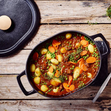 Load image into Gallery viewer, Alva Cast Enamel Oval Dutch Oven Black — 6 QT. [Online Only]
