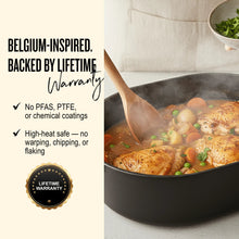 Load image into Gallery viewer, Alva Cast Enamel Round Dutch Oven Black—5 QT. [Online Only]
