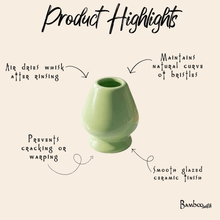 Load image into Gallery viewer, Porcelain Matcha Whisk Holder [Online Only]
