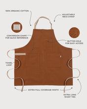 Load image into Gallery viewer, KAF Home Rooted Sustainable Chef's Apron-Various Colors [Online Only]
