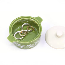 Load image into Gallery viewer, Pyrex-Inspired Spring Blossom Casserole Ceramic Trinket Box [Online Only]
