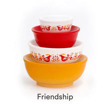 Load image into Gallery viewer, Mini Pyrex-Inspired Mixing Bowls – Retro Stackable Display Set [Online Only]
