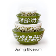 Load image into Gallery viewer, Mini Pyrex-Inspired Mixing Bowls – Retro Stackable Display Set [Online Only]
