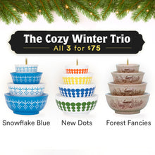 Load image into Gallery viewer, Mini Pyrex-Inspired Bowl Ornament | Retro Christmas Tree Decor [Online Only]
