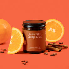 Load image into Gallery viewer, Cinnamon Orange Clove Beeswax Jar Candle | Fontana Candle Co. [Online Only]
