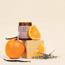Load image into Gallery viewer, Lavender Vanilla Tangerine Beeswax Jar Candle | Fontana Candle Co. [Online Only]
