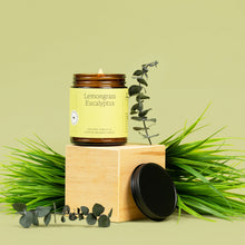 Load image into Gallery viewer, Lemongrass Eucalyptus Beeswax Jar Candle | Fontana Candle Co. [Online Only]
