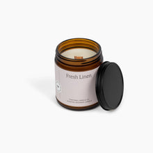 Load image into Gallery viewer, Fresh Linen Beeswax Jar Candle | Fontana Candle Co. [Online Only]
