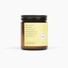 Load image into Gallery viewer, Lemongrass Eucalyptus Beeswax Jar Candle | Fontana Candle Co. [Online Only]
