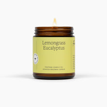 Load image into Gallery viewer, Lemongrass Eucalyptus Beeswax Jar Candle | Fontana Candle Co. [Online Only]
