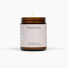 Load image into Gallery viewer, Fresh Linen Beeswax Jar Candle | Fontana Candle Co. [Online Only]
