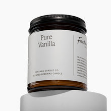 Load image into Gallery viewer, Pure Vanilla Beeswax Jar Candle | Fontana Candle Co. [Online Only]
