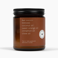 Load image into Gallery viewer, Cinnamon Orange Clove Beeswax Jar Candle | Fontana Candle Co. [Online Only]
