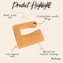 Load image into Gallery viewer, Wooden Dough Cutter Knife [Online Only]
