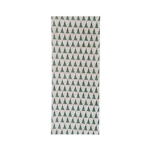 Load image into Gallery viewer, Stonewashed Cotton Printed Table Runner w/ Christmas Tree Pattern
