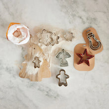 Load image into Gallery viewer, Set of 3 Stainless Steel Holiday Cookie Cutters (5 Styles)
