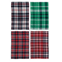Load image into Gallery viewer, Woven Recycled Brushed Microfibre Tea Towel with Plaid Pattern (4 Styles)
