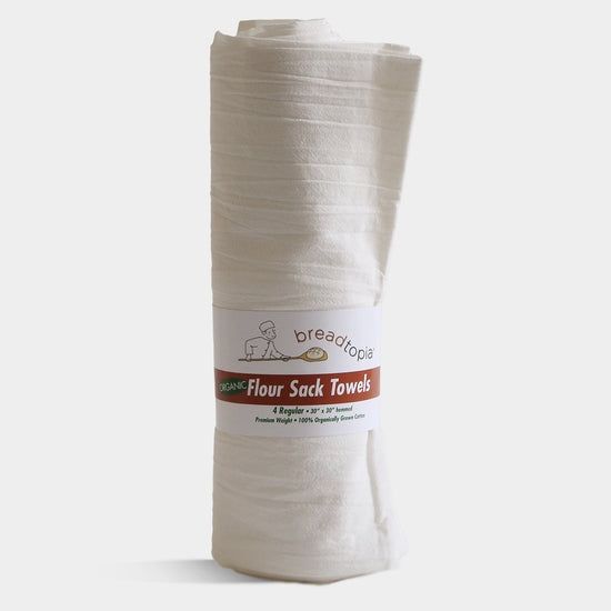 Organic Flour Sack Towels- Pack of 4 (2 sizes)