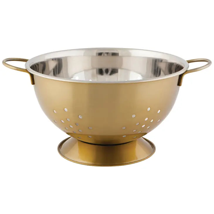 Gold Stainless Steel Colander (2 sizes)