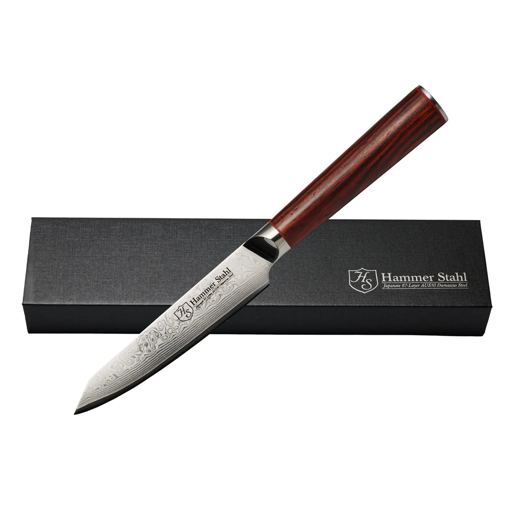 Damascus Utility Knife - Hammer Stahl