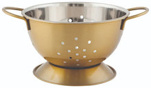 Load image into Gallery viewer, Gold Stainless Steel Colander (2 sizes)
