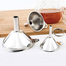 Load image into Gallery viewer, Stainless Steel Mini Funnel Set
